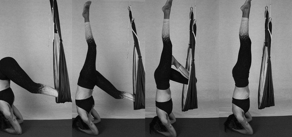 secuencia invertida yoga aéreo